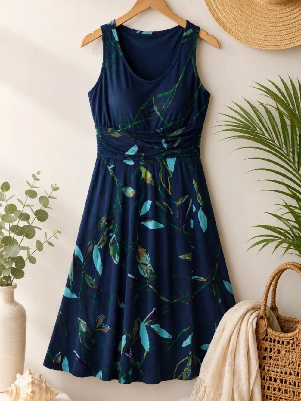 Soma Soft Jersey Draped Empire Bra Dress